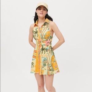 NWT Urban Outfitters Collared Tank Dress
